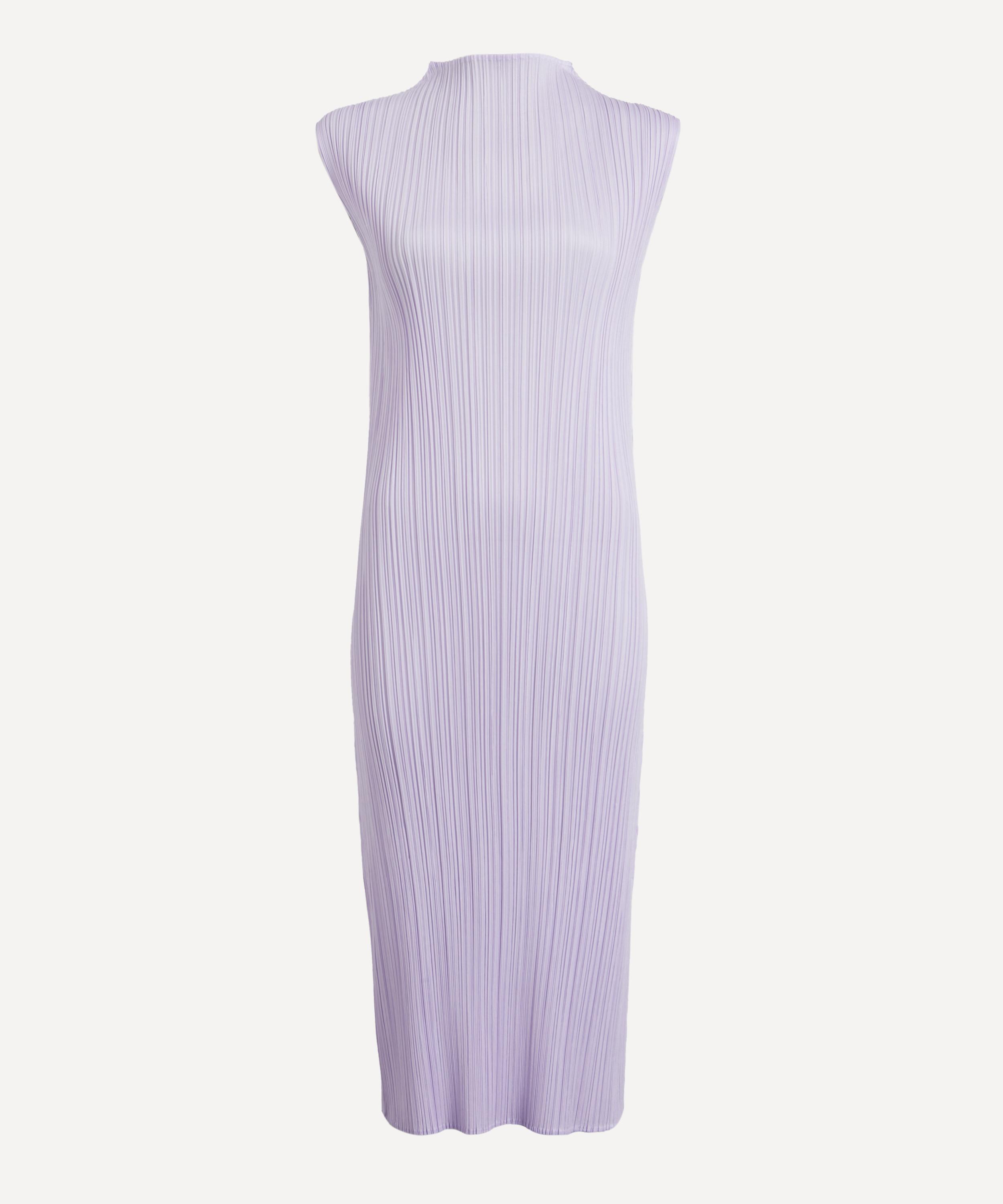 Pleats Please Issey Miyake - MONTHLY COLOURS: APRIL Pleated Midi Dress image number 0