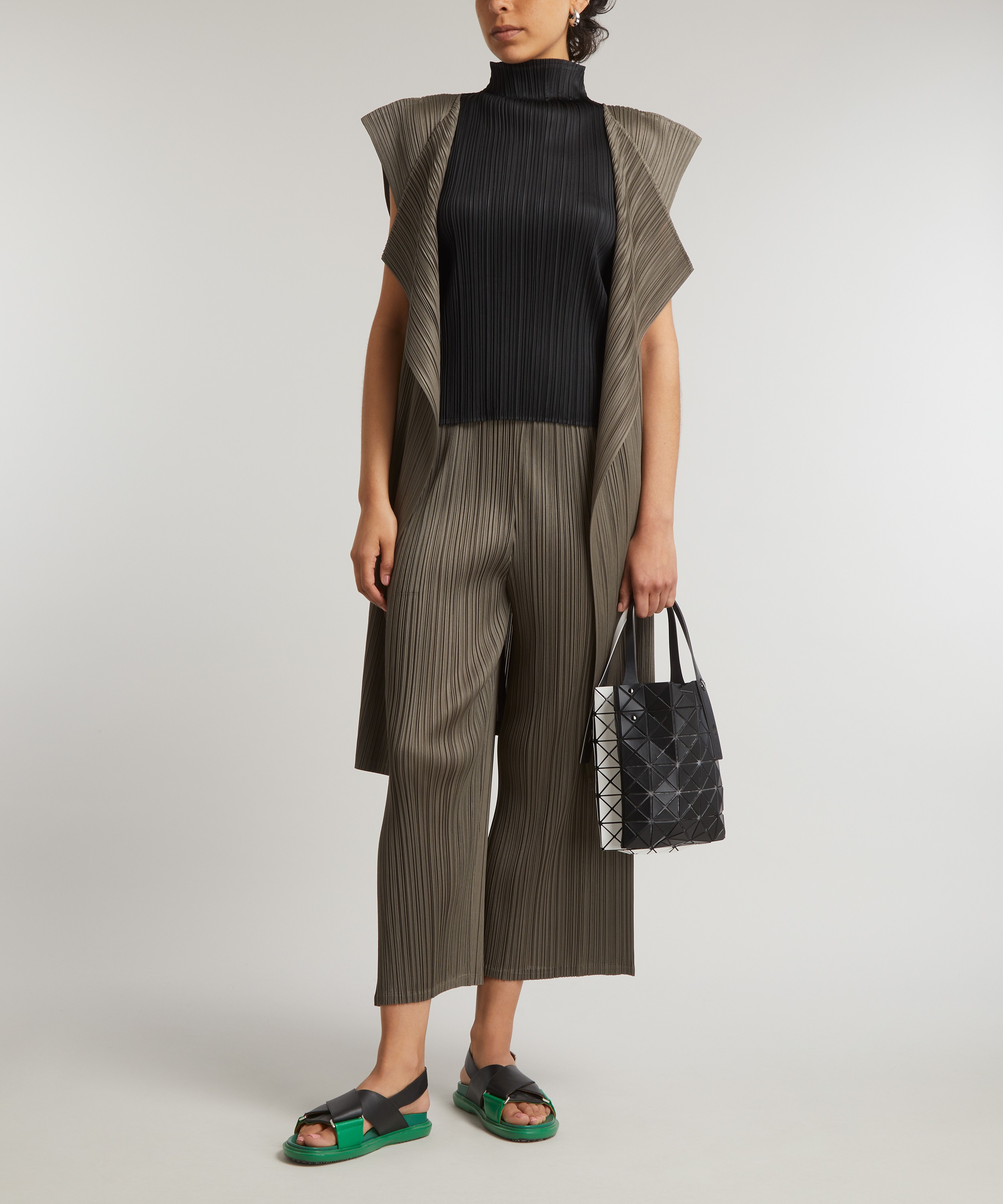 Pleats Please Issey Miyake - MONTHLY COLOURS MARCH Pleated Trousers image number 1