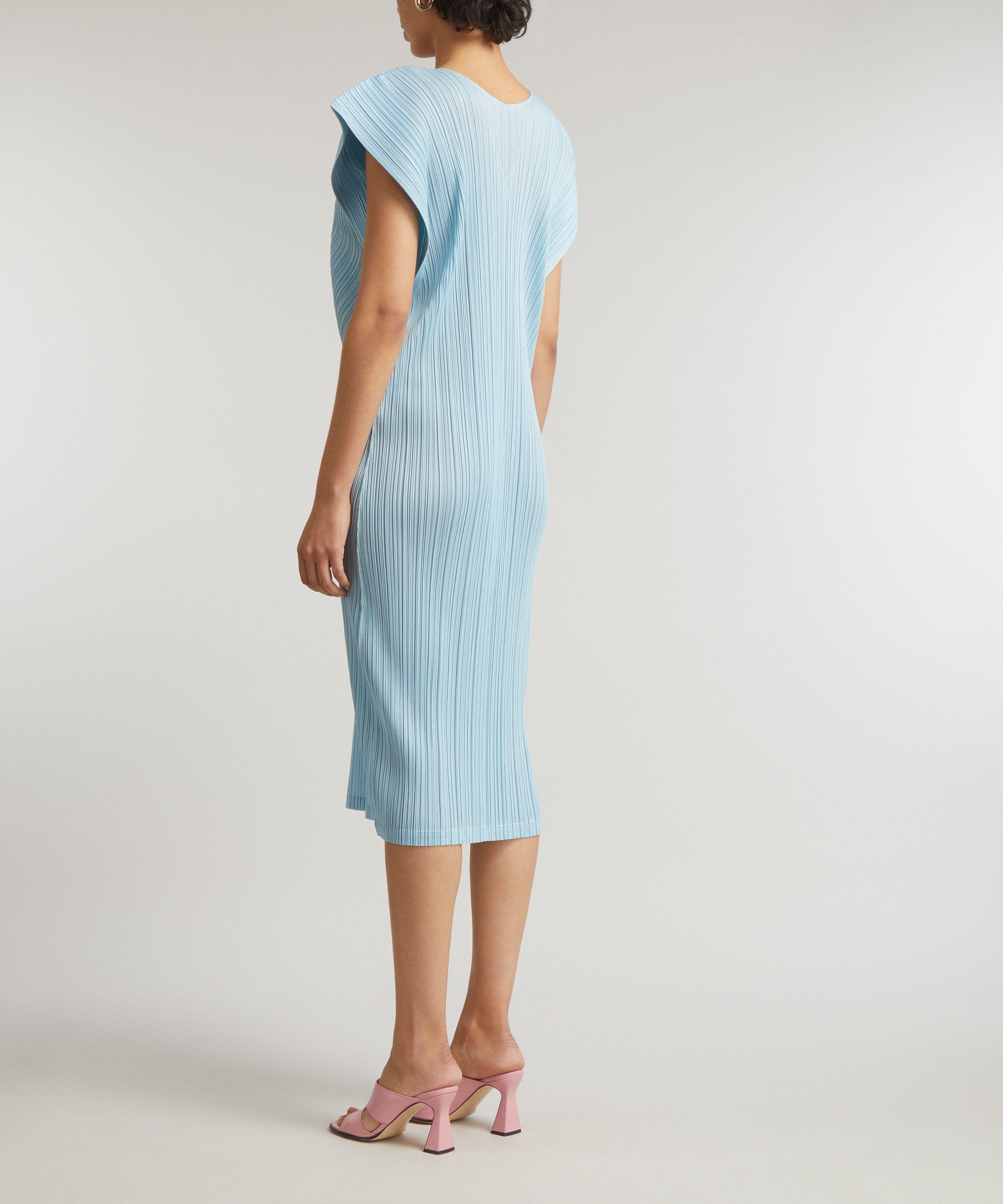 Pleats Please Issey Miyake - MONTHLY COLOURS MARCH Pleated Dress image number 3