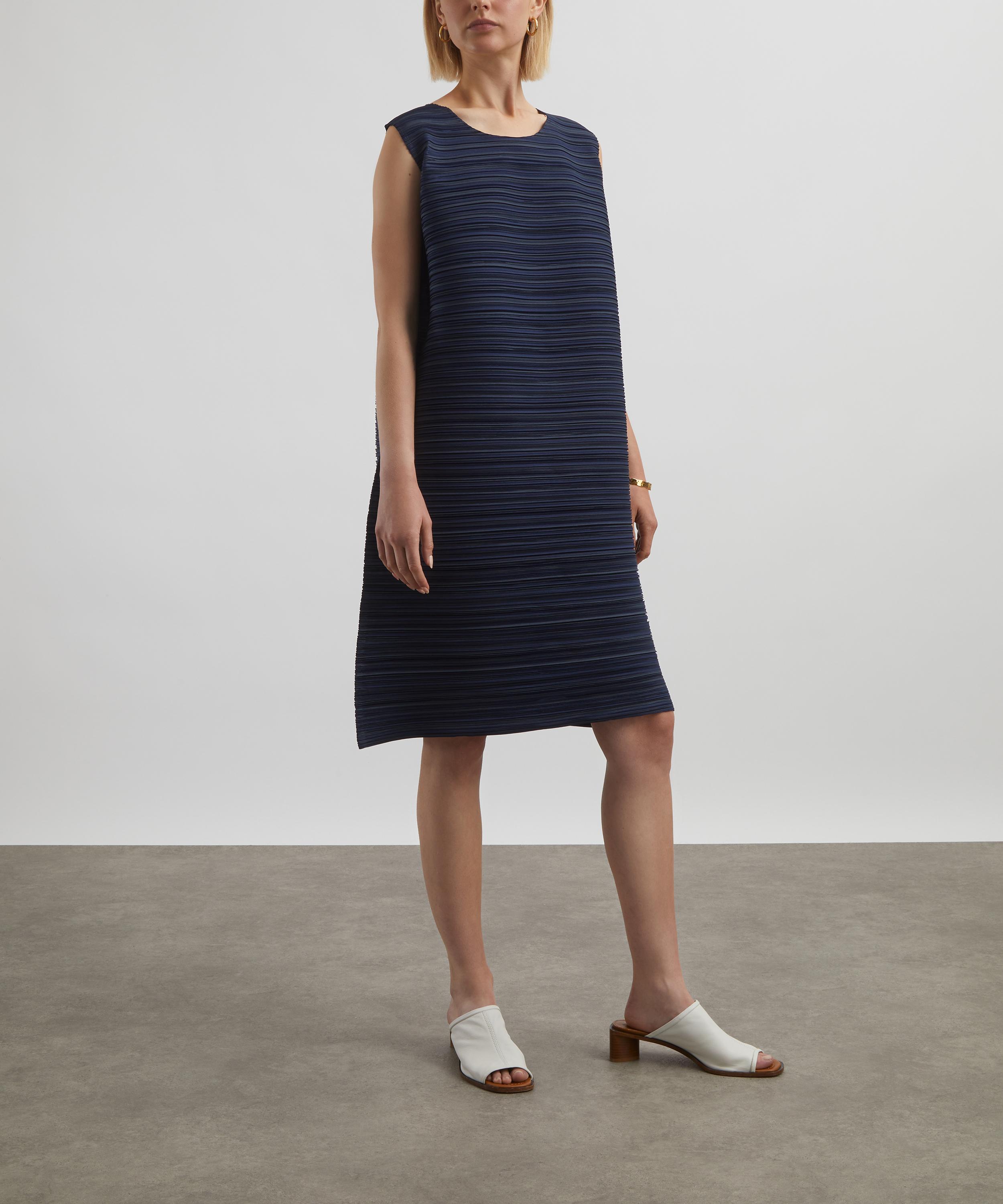 Pleats Please Issey Miyake - SHEER BOUNCE Pleated Midi Dress image number 2