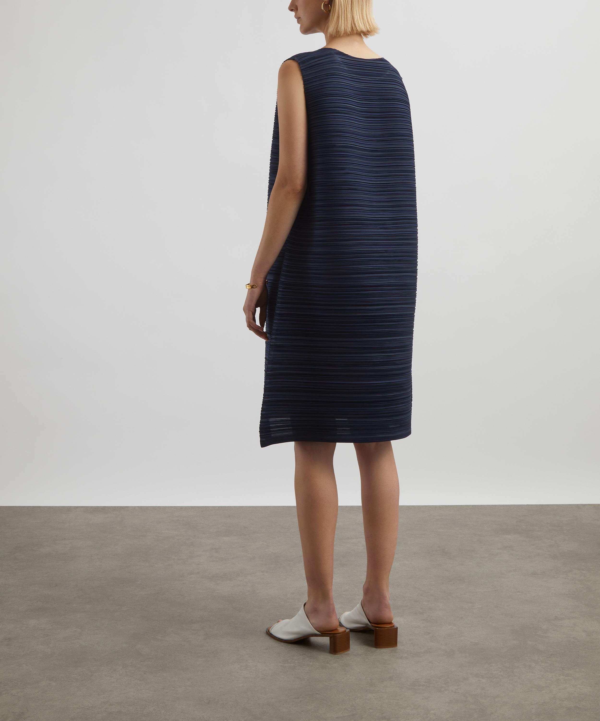 Pleats Please Issey Miyake - SHEER BOUNCE Pleated Midi Dress image number 3