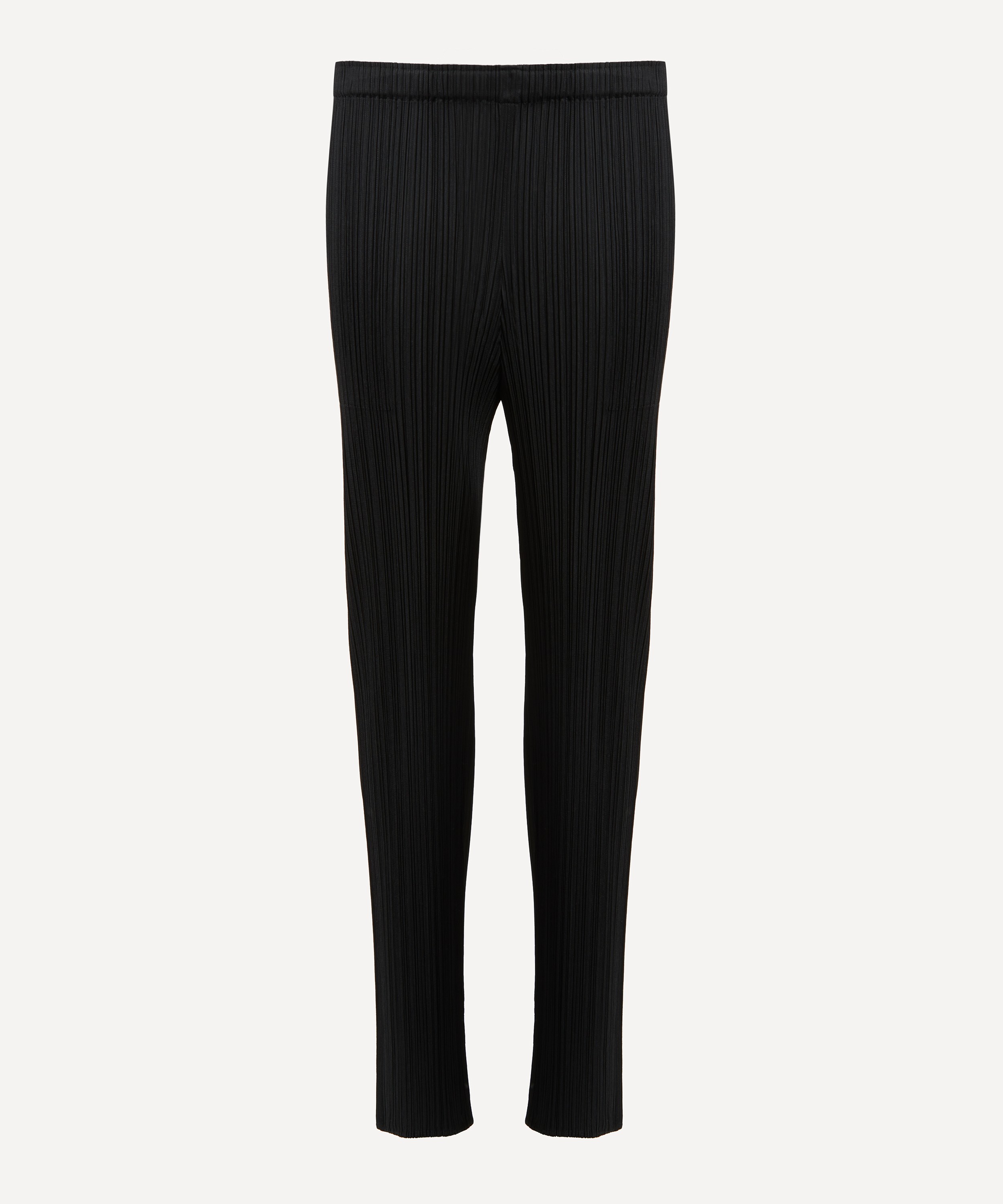 Pleats Please Issey Miyake - BASICS Pleated Cropped Trousers image number 0