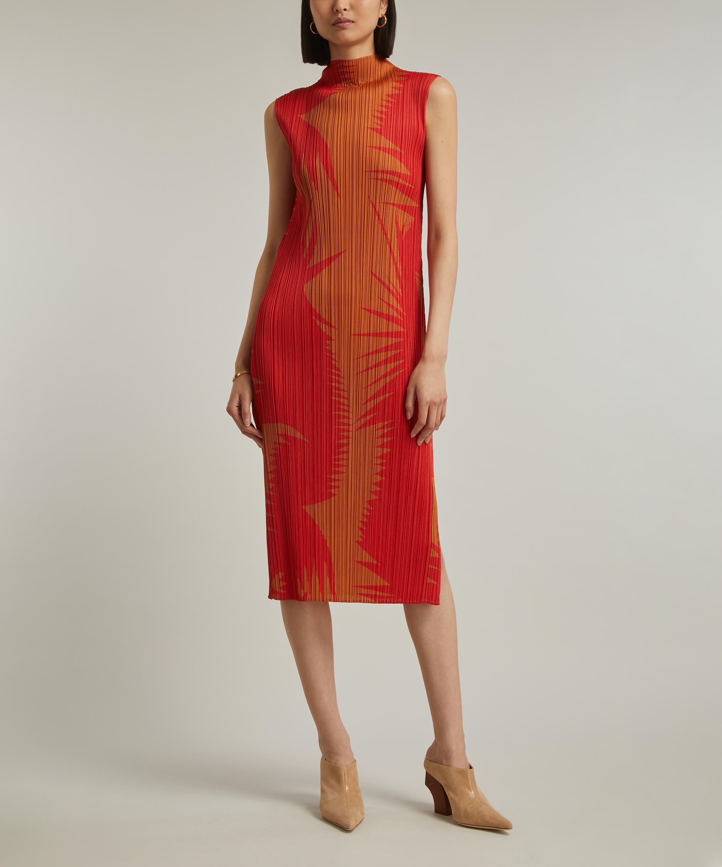 Pleats Please Issey Miyake - PIQUANT Pleated Midi Dress  image number 2