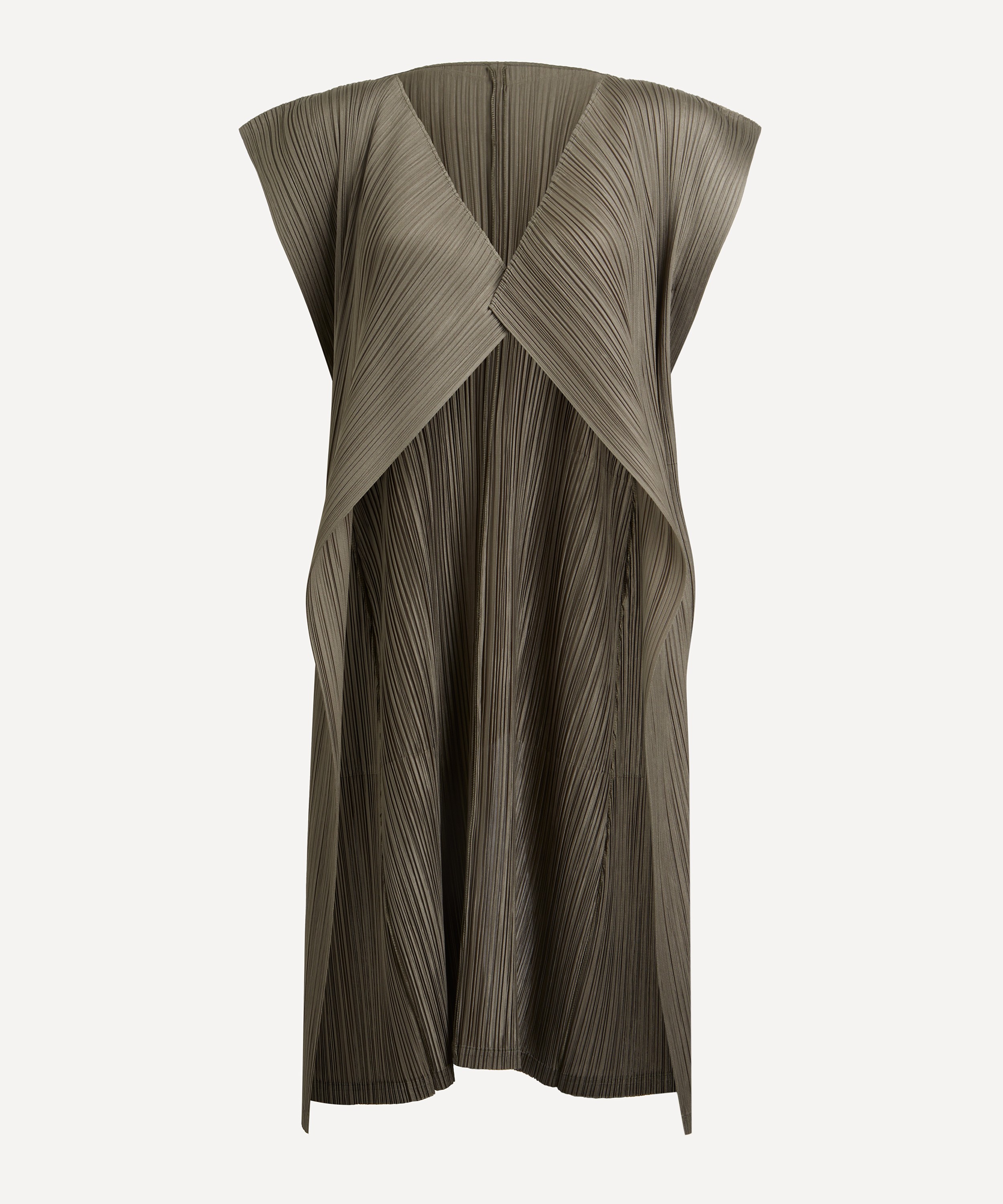 Pleats Please Issey Miyake - MONTHLY COLOURS MARCH Pleated Waistcoat image number 0