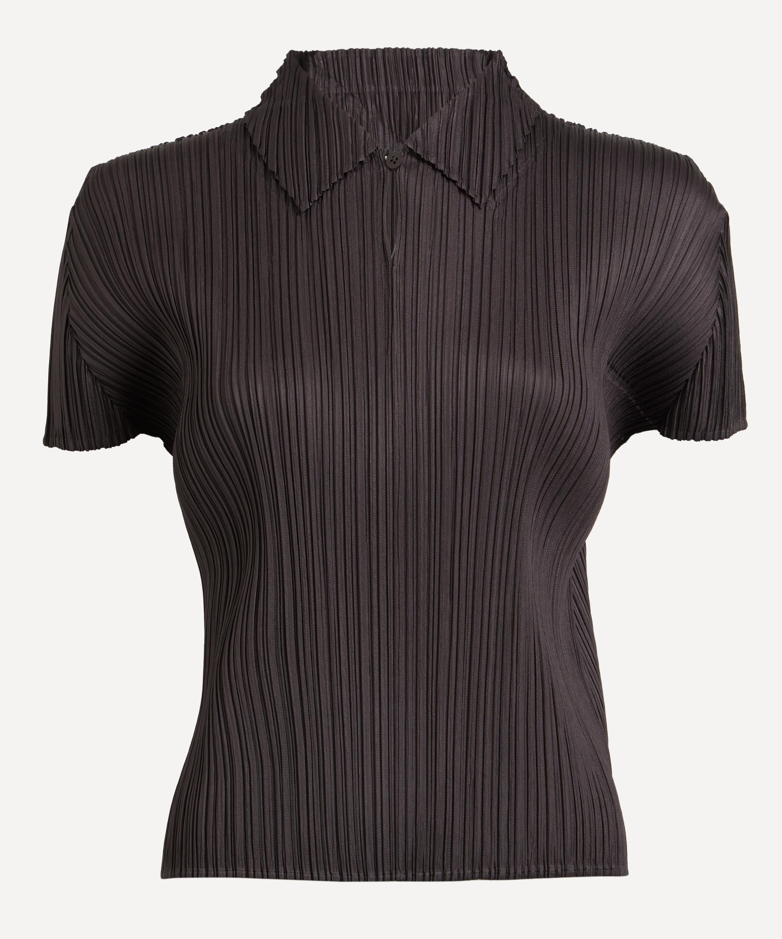 Pleats Please Issey Miyake - MONTHLY COLOURS: APRIL Pleated Short-Sleeve Top image number 0