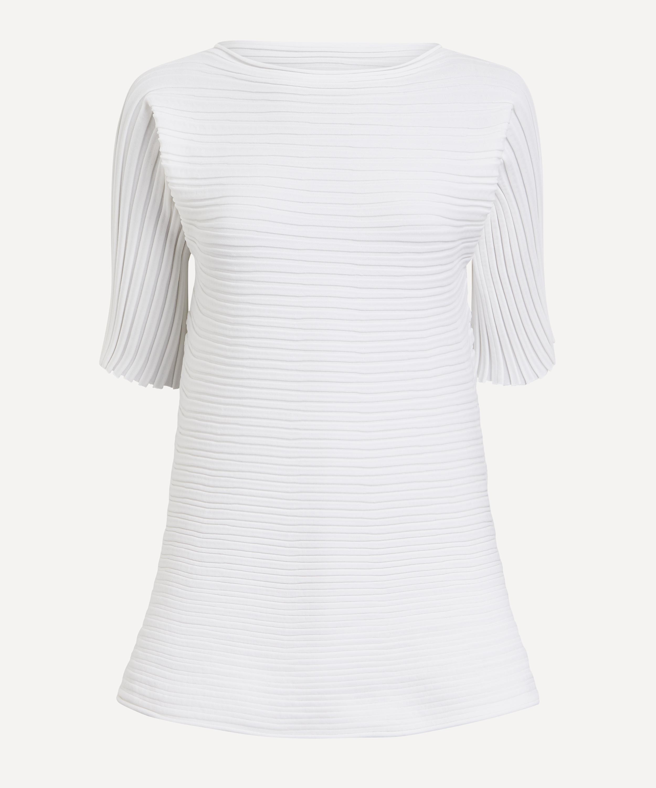 Pleats Please Issey Miyake - BOUNCE KNIT Pleated Trapeze Top image number 0