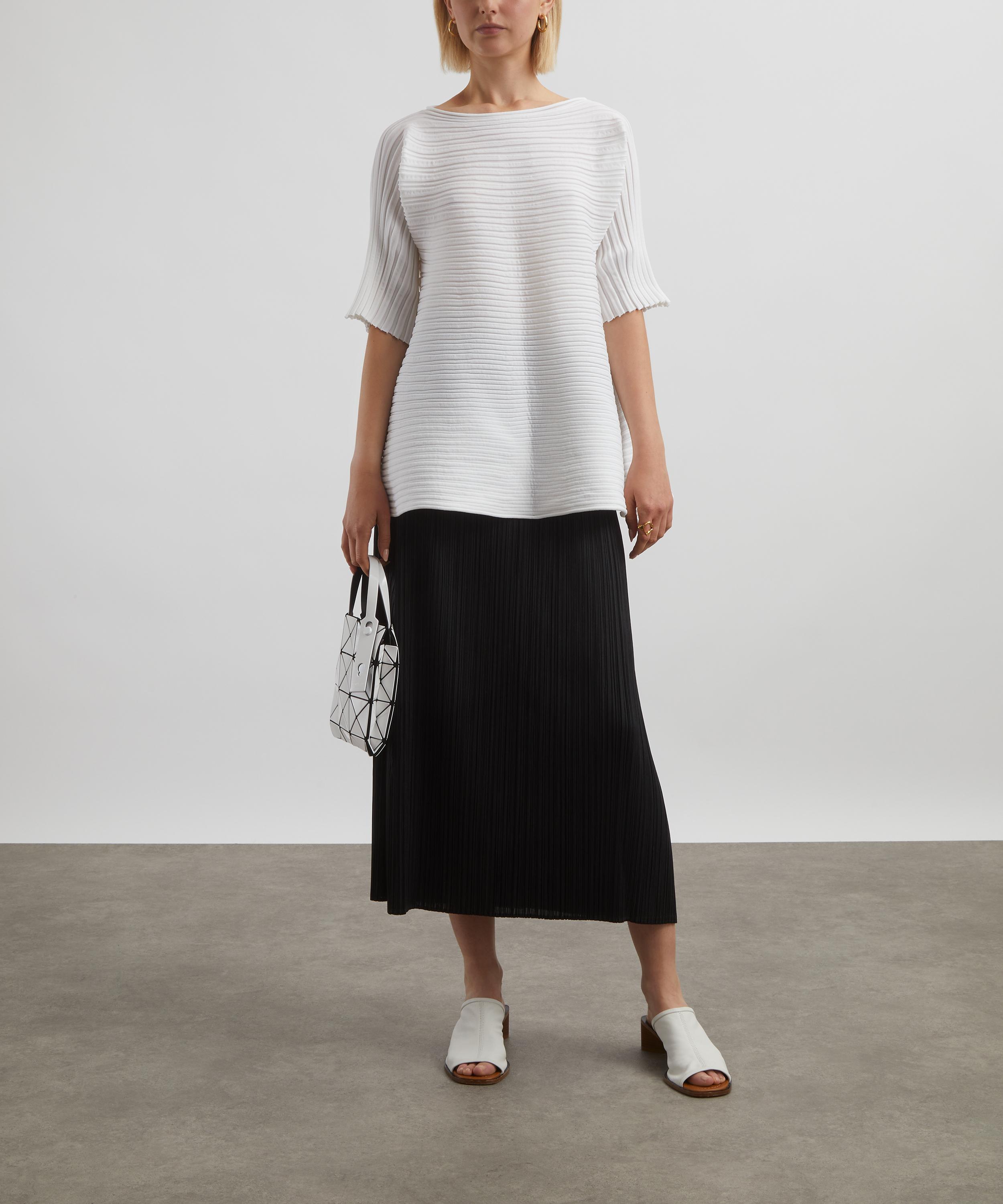 Pleats Please Issey Miyake - BOUNCE KNIT Pleated Trapeze Top image number 1