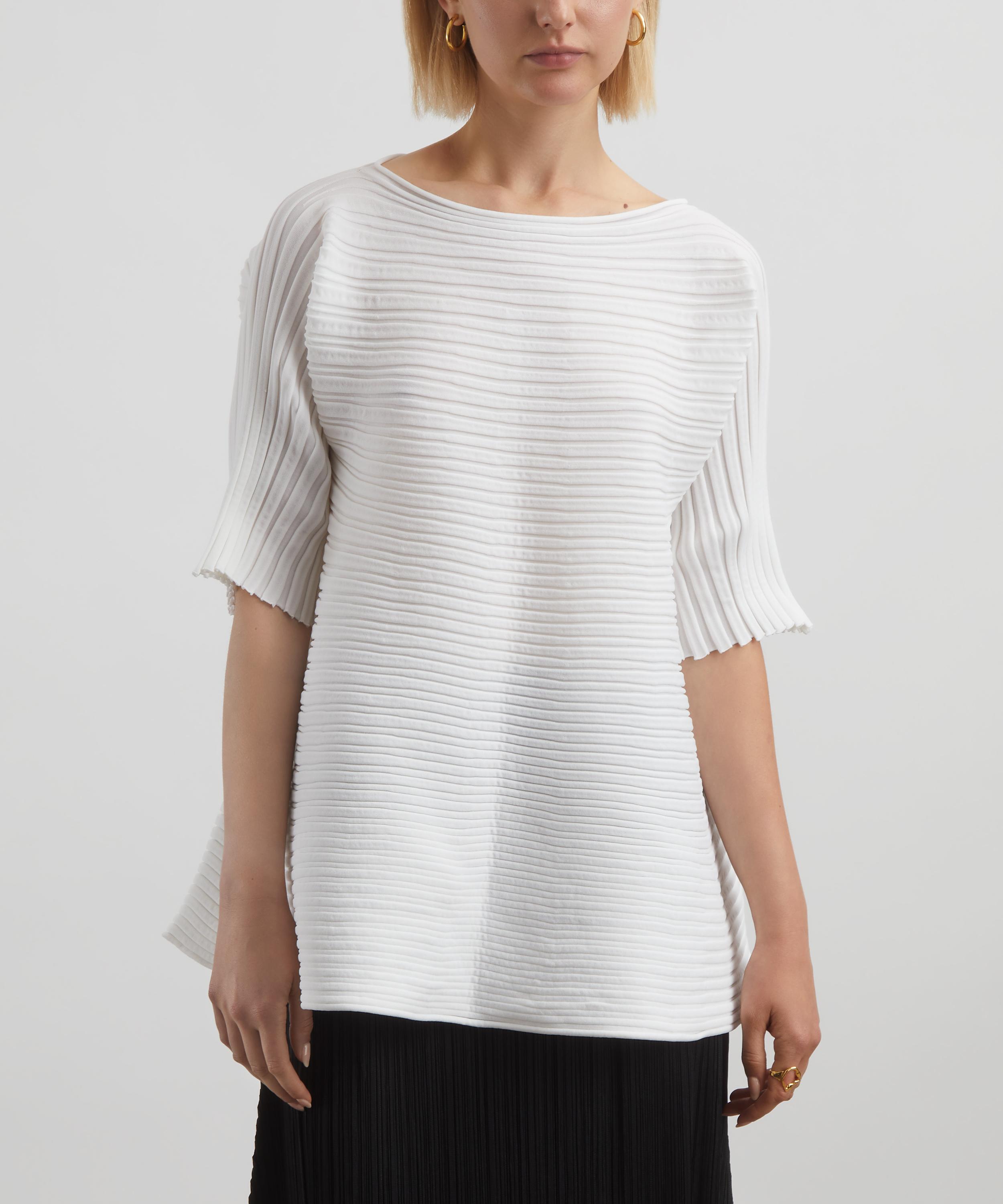 Pleats Please Issey Miyake - BOUNCE KNIT Pleated Trapeze Top image number 2