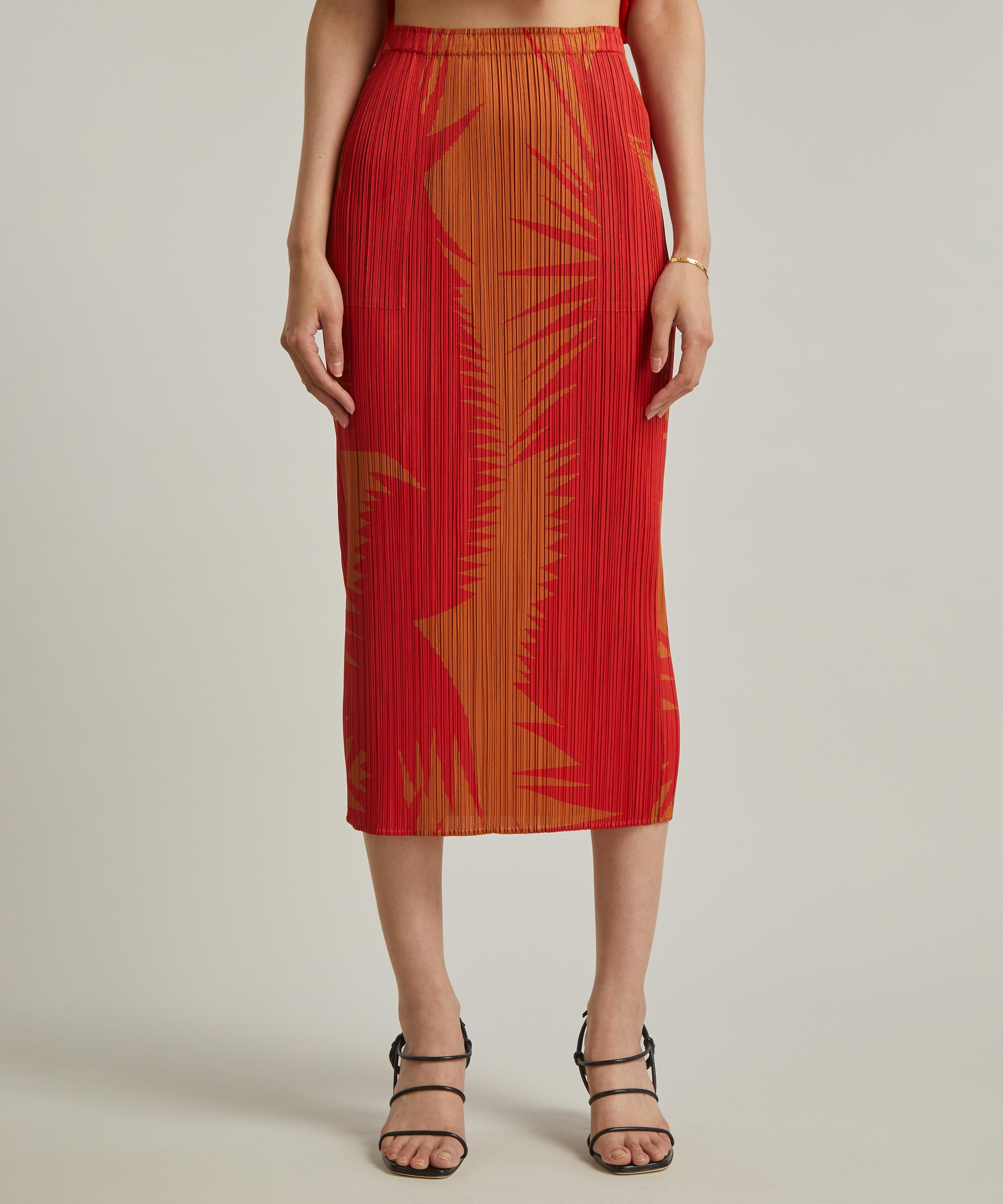 Pleats Please Issey Miyake - PIQUANT Pleated Midi Skirt image number 2