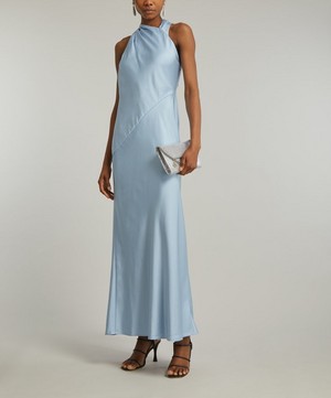 Significant Other - Annabel Satin Ice Blue Dress image number 1