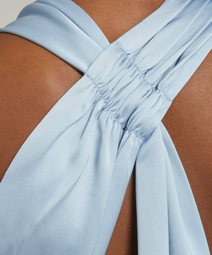 Significant Other - Annabel Satin Ice Blue Dress image number 4