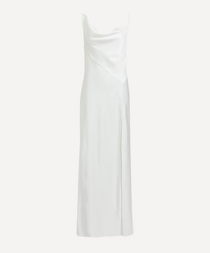 Significant Other - Annabel Bias Ivory Satin Dress image number 0