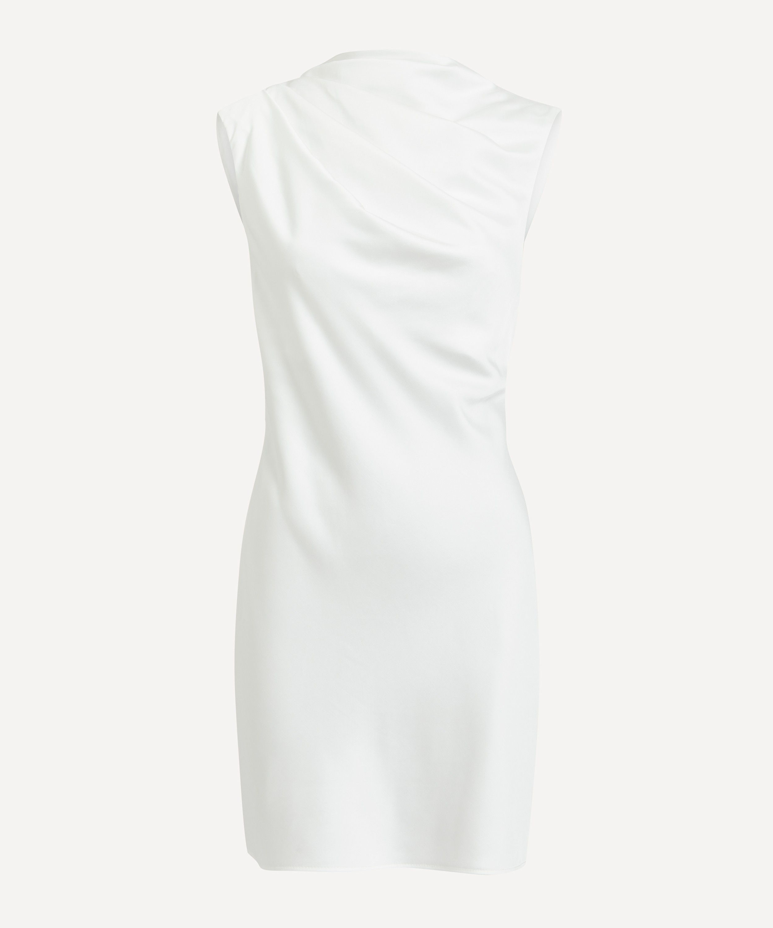 Significant Other - Annabel Bias Ivory Satin Mini-Dress
