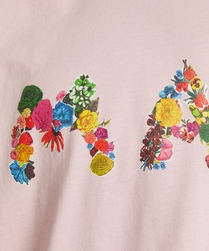 Marni - Pink Bouquet Marni Logo T-Shirt image number 4