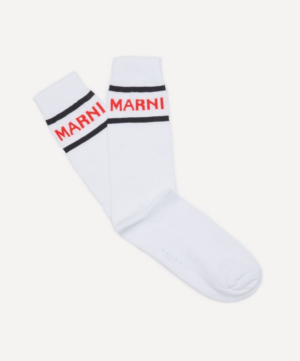 Marni - Logo Intarsia Colour-Block Socks image number null