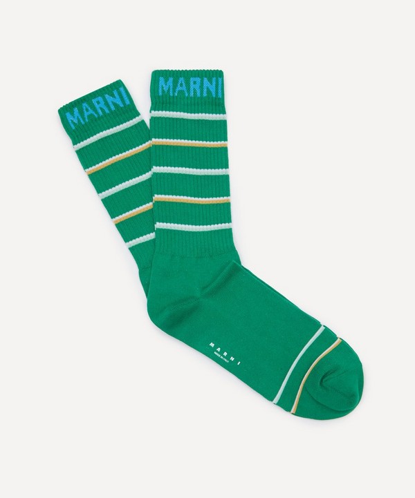 Marni - Striped Knit Socks image number null