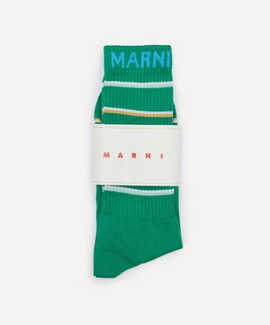 Marni - Striped Knit Socks image number 1