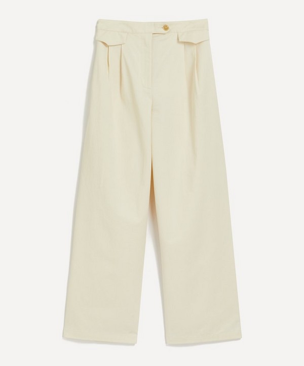 Solid & Striped - Tori Cotton Twill Trousers image number null