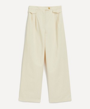 Solid & Striped - Tori Cotton Twill Trousers image number 0