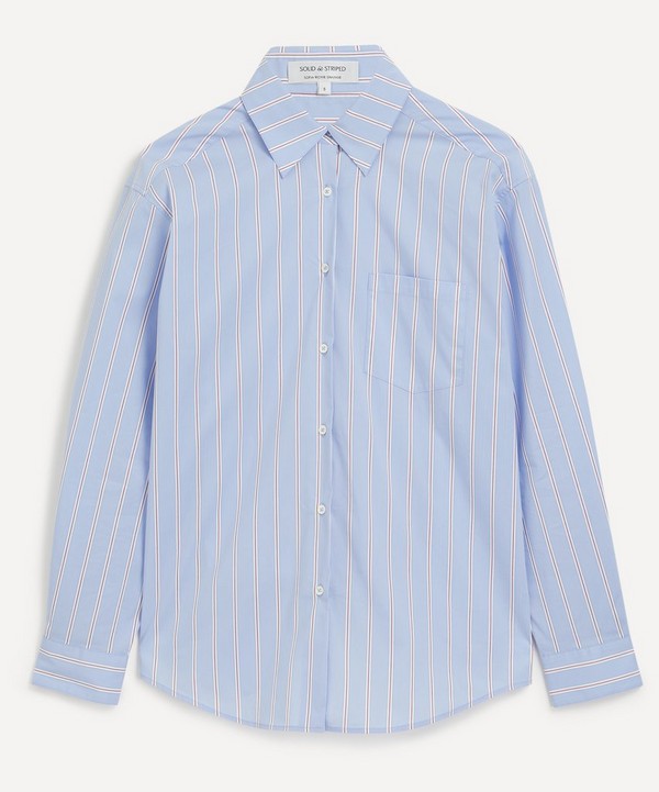 Solid & Striped - x Sofia Richie Grainge Jancy Striped Button Down Shirt image number null