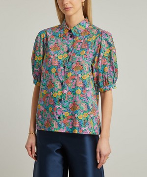 Liberty - Ciara Tana Lawn™ Cotton Puff-Sleeve Shirt  image number 2