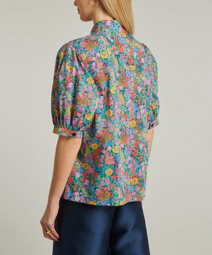 Liberty - Ciara Tana Lawn™ Cotton Puff-Sleeve Shirt  image number 3