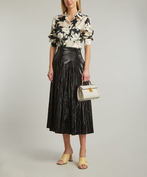 Liberty - Carline Bloom Silk-Satin Relaxed Shirt image number 1