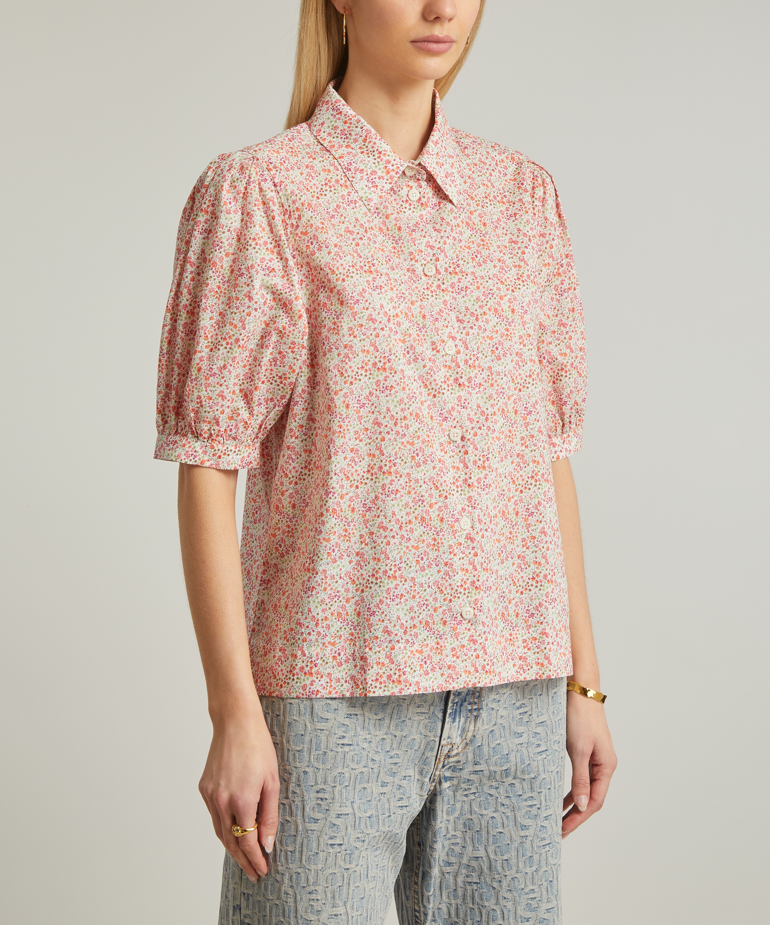 Liberty - Phoebe Tana Lawn™ Cotton Puff-Sleeve Shirt image number 2
