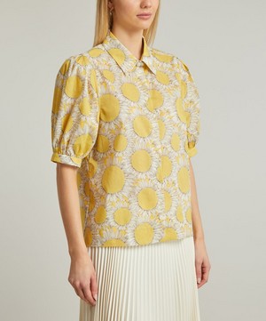 Liberty - Hello Sunshine Tana Lawn™ Cotton Puff-Sleeve Shirt  image number 2