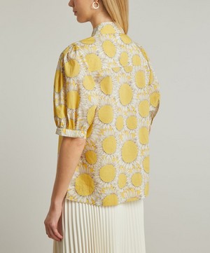 Liberty - Hello Sunshine Tana Lawn™ Cotton Puff-Sleeve Shirt  image number 3