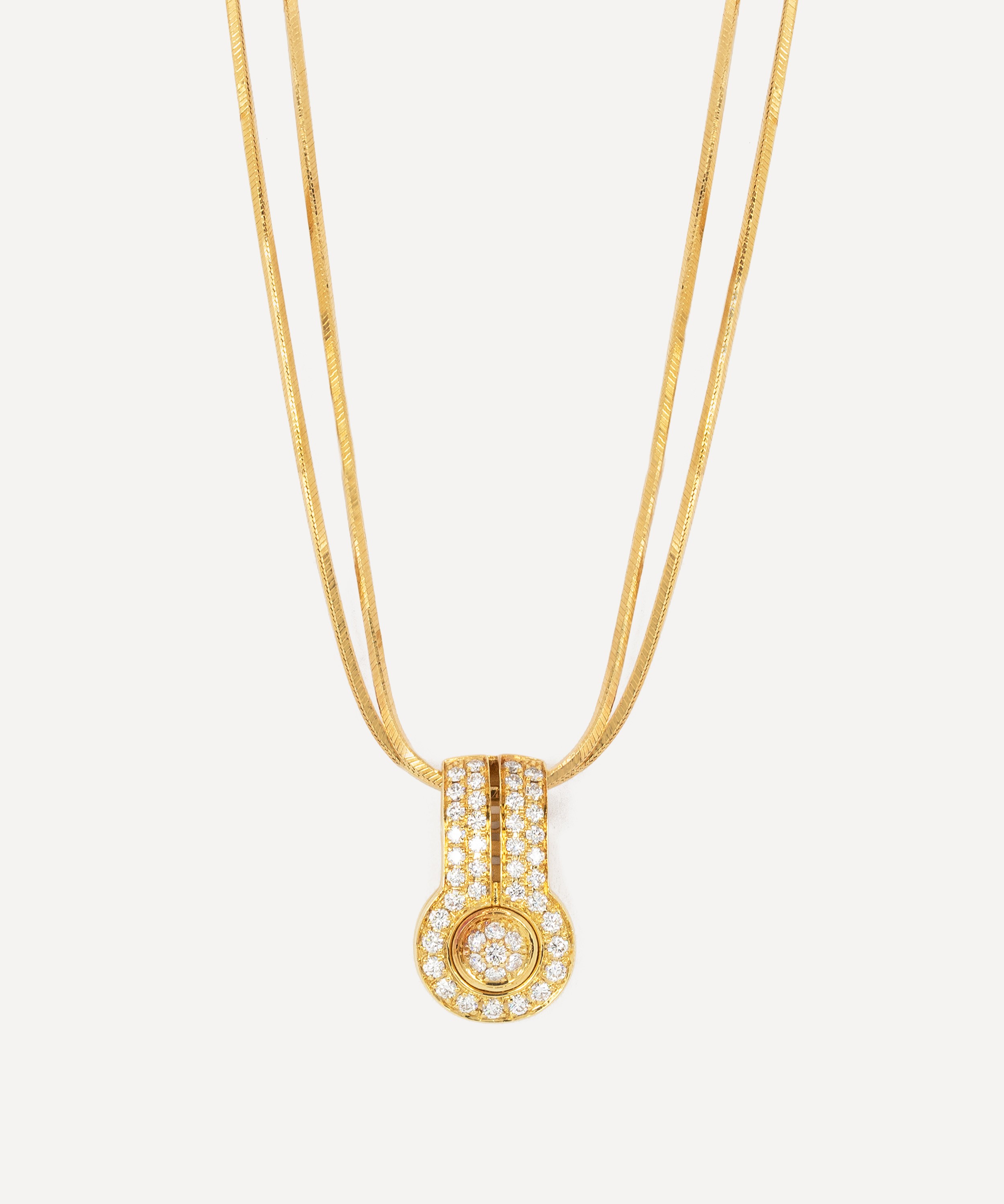 Kojis - 18ct Gold Di Modolo Diamond Pendant Necklace