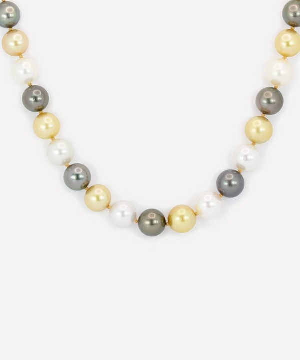 Kojis - 14ct Gold Tri-Colour South Sea Pearl Necklace image number null