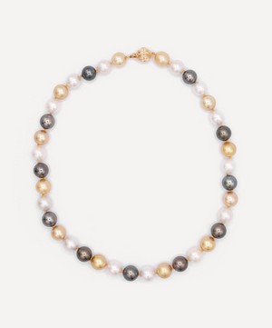 Kojis - 14ct Gold Tri-Colour South Sea Pearl Necklace image number 1