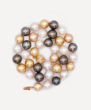 Kojis - 14ct Gold Tri-Colour South Sea Pearl Necklace image number 3