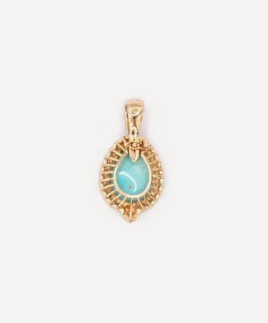 Kojis - 14ct Gold Le Vian Turquoise and Diamond Pendant Necklace image number 2