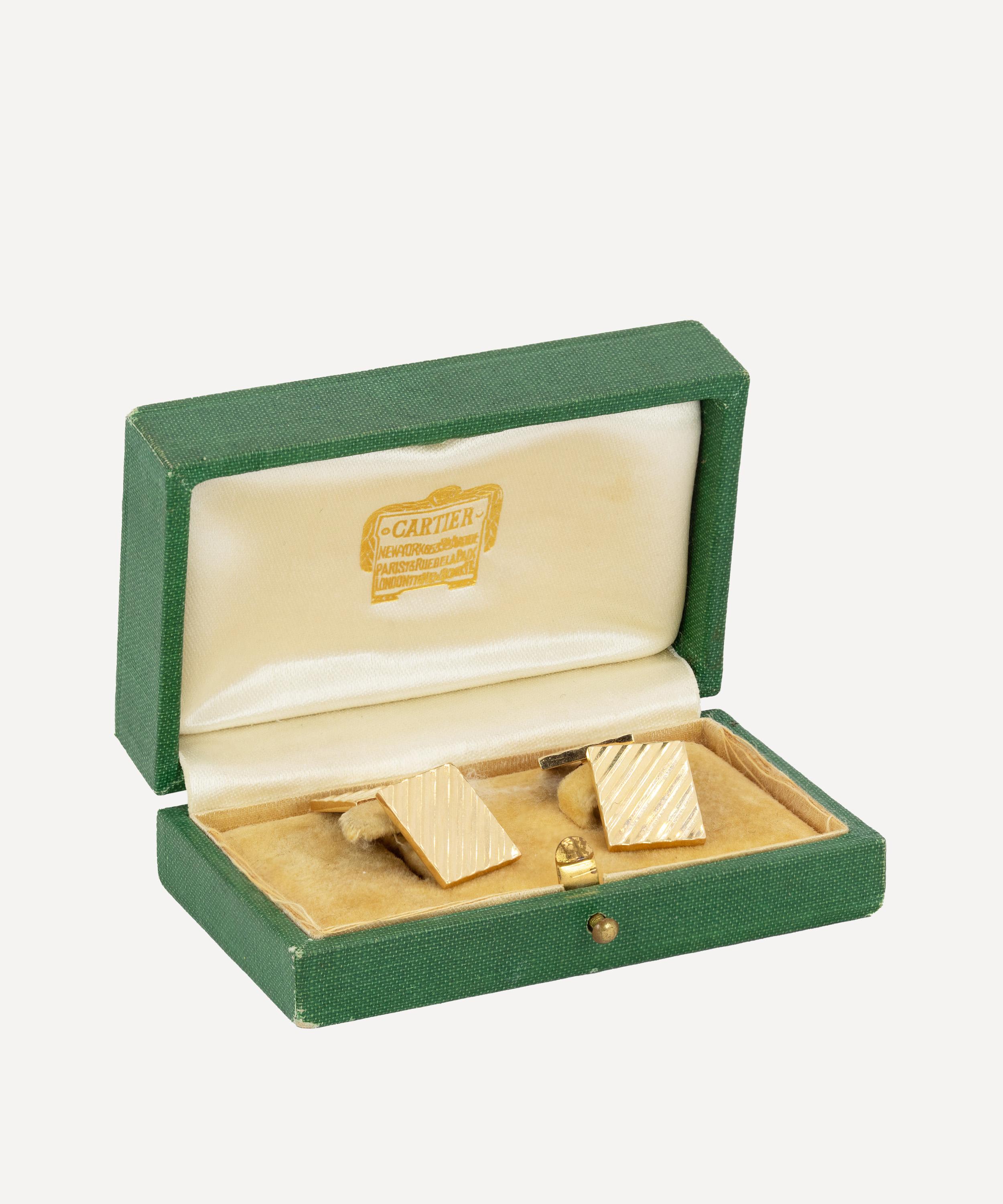 Kojis - 14ct Gold Cartier Art Deco Cufflinks image number 0