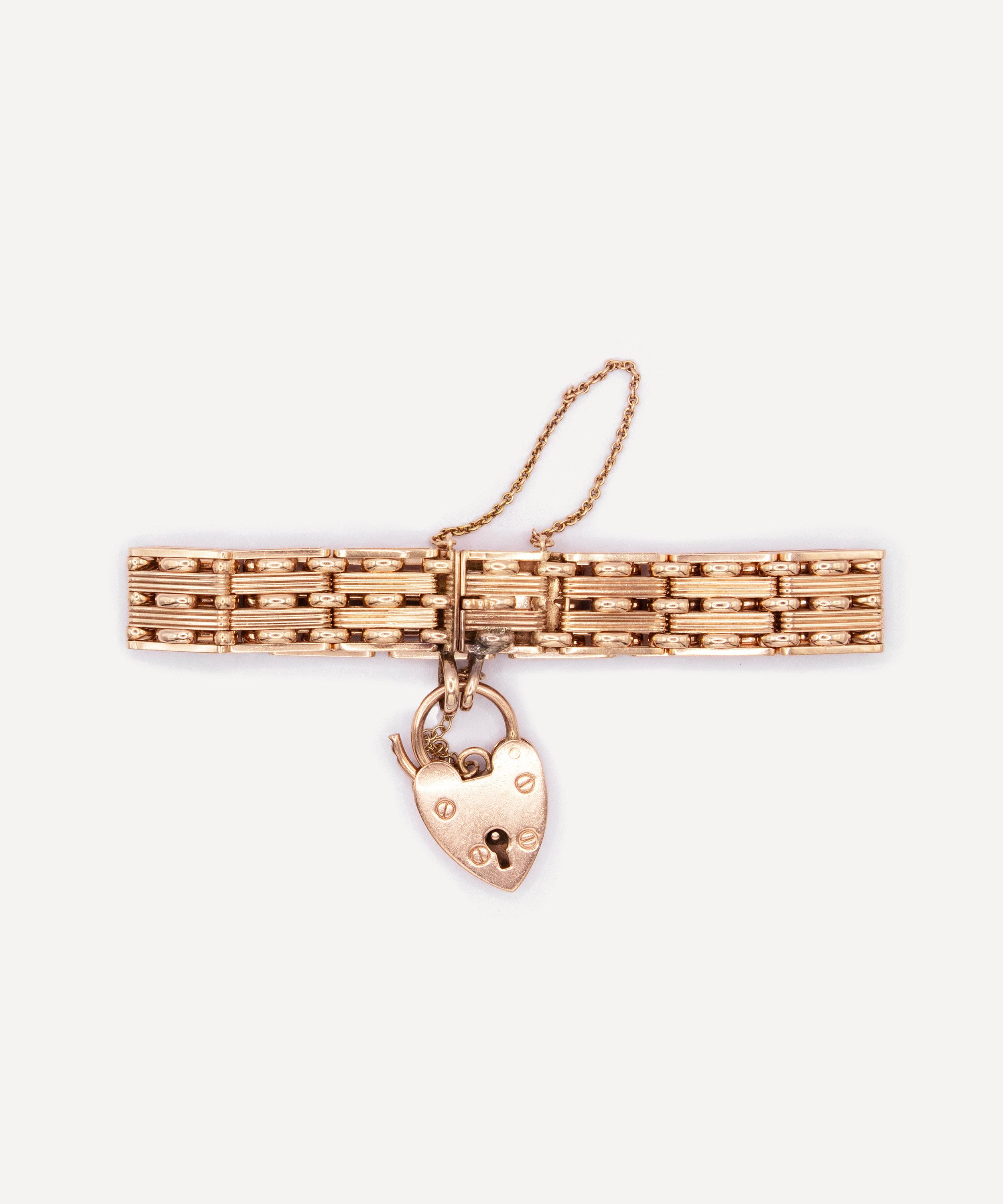 Kojis - 15ct Rose Gold Antique Gate Bracelet image number 0