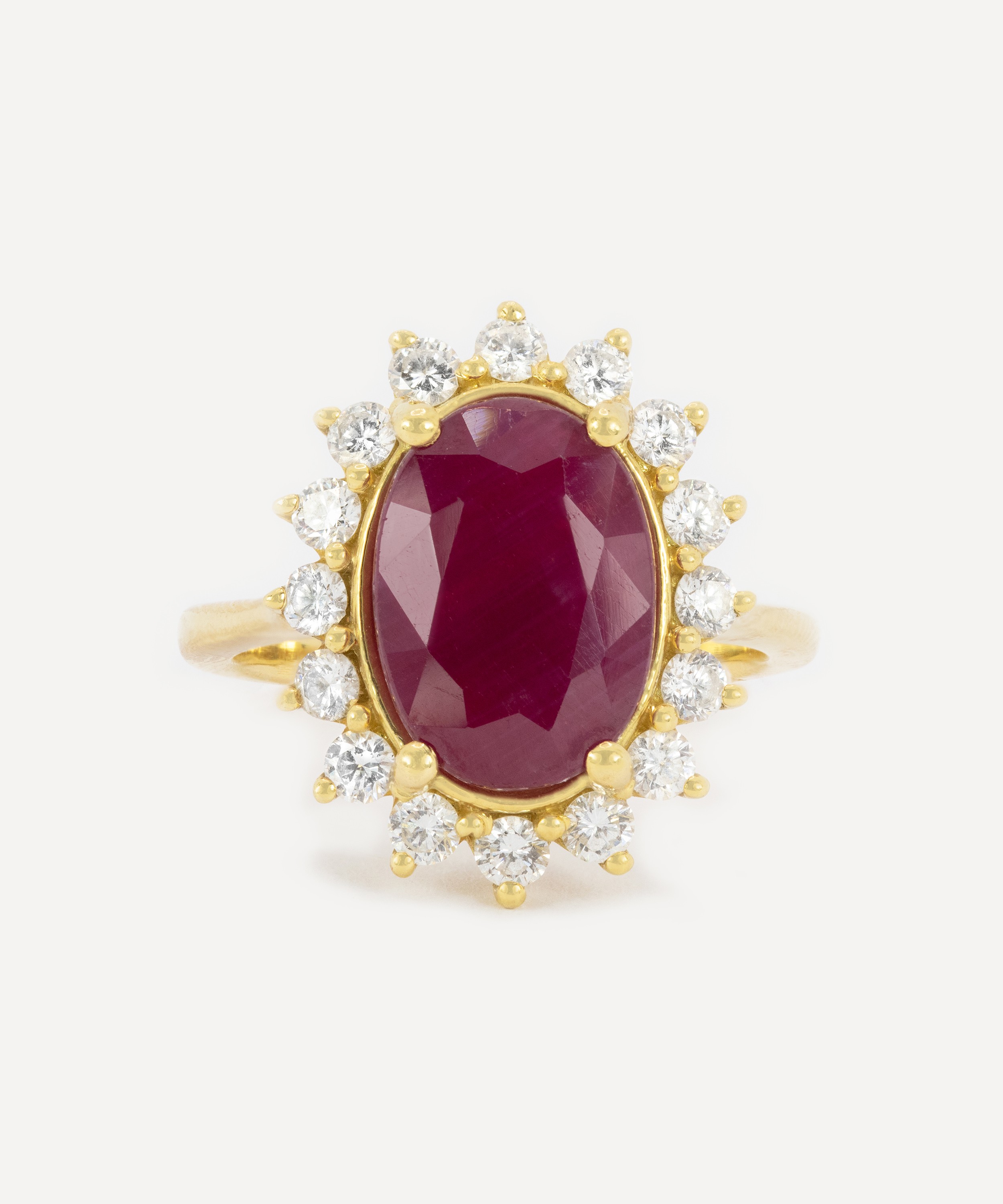 Kojis - 18ct Gold Ruby and Diamond Ring image number 0