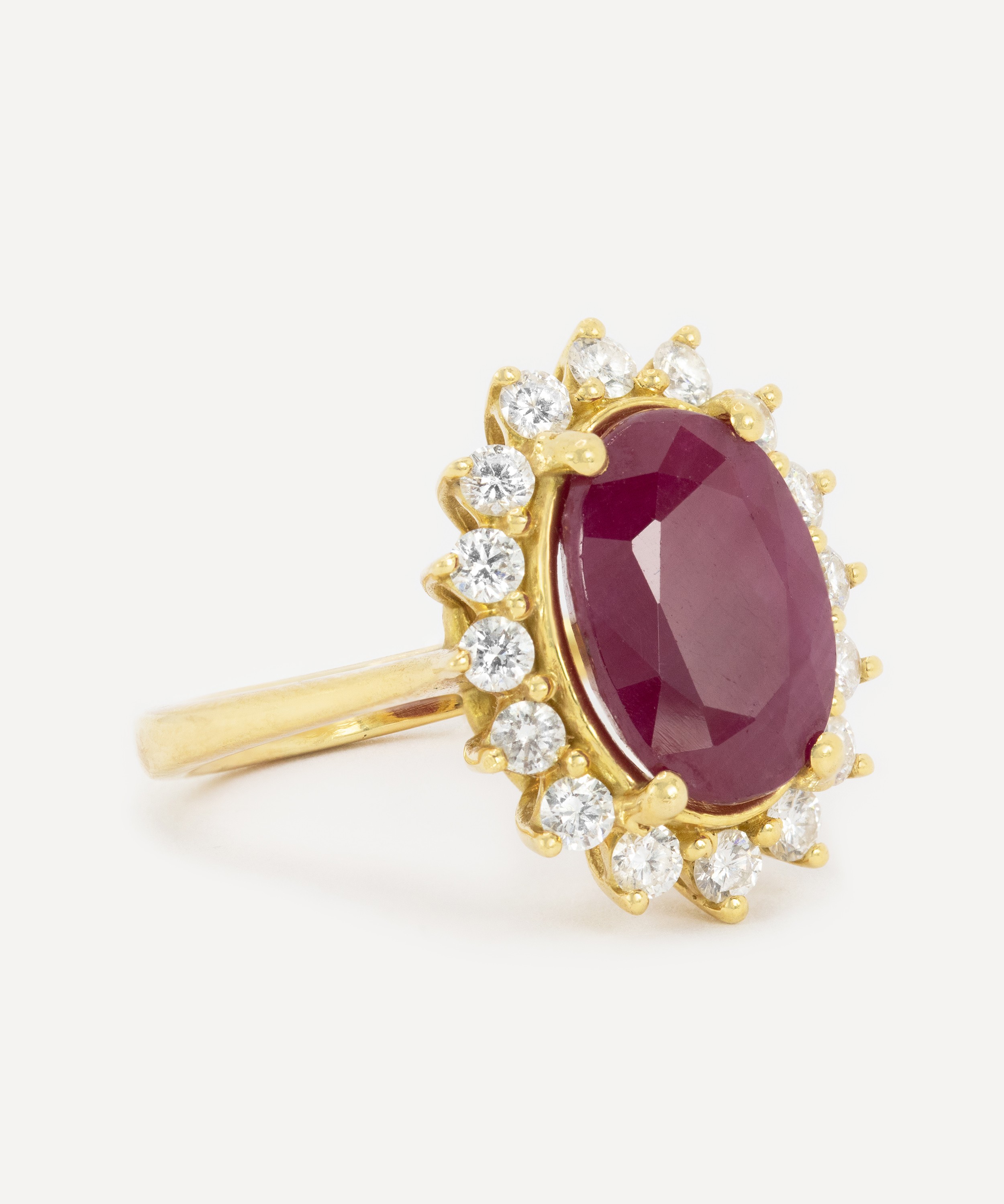 Kojis - 18ct Gold Ruby and Diamond Ring image number 1