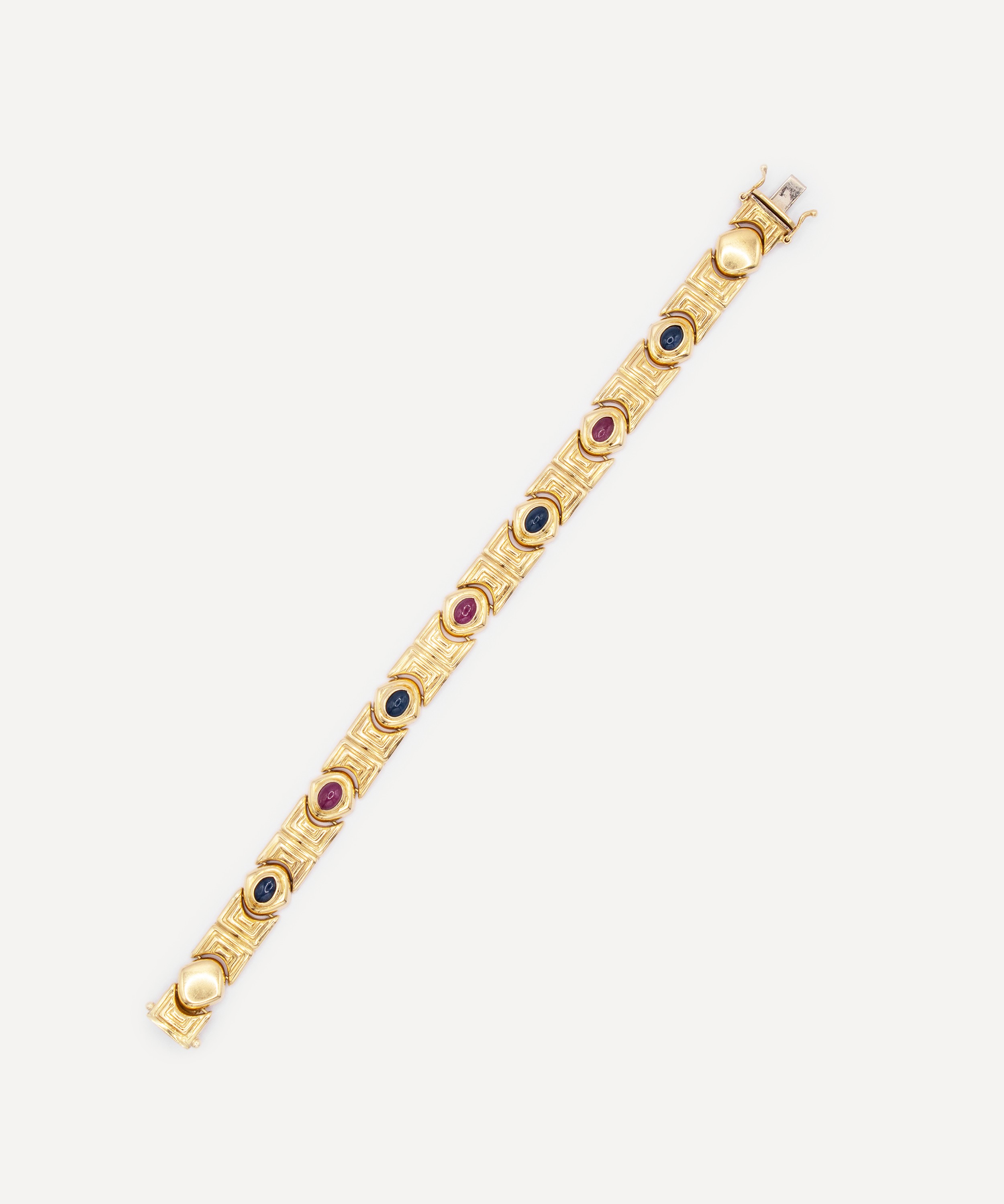 Kojis - 18ct Gold Ruby and Sapphire Bracelet image number 0
