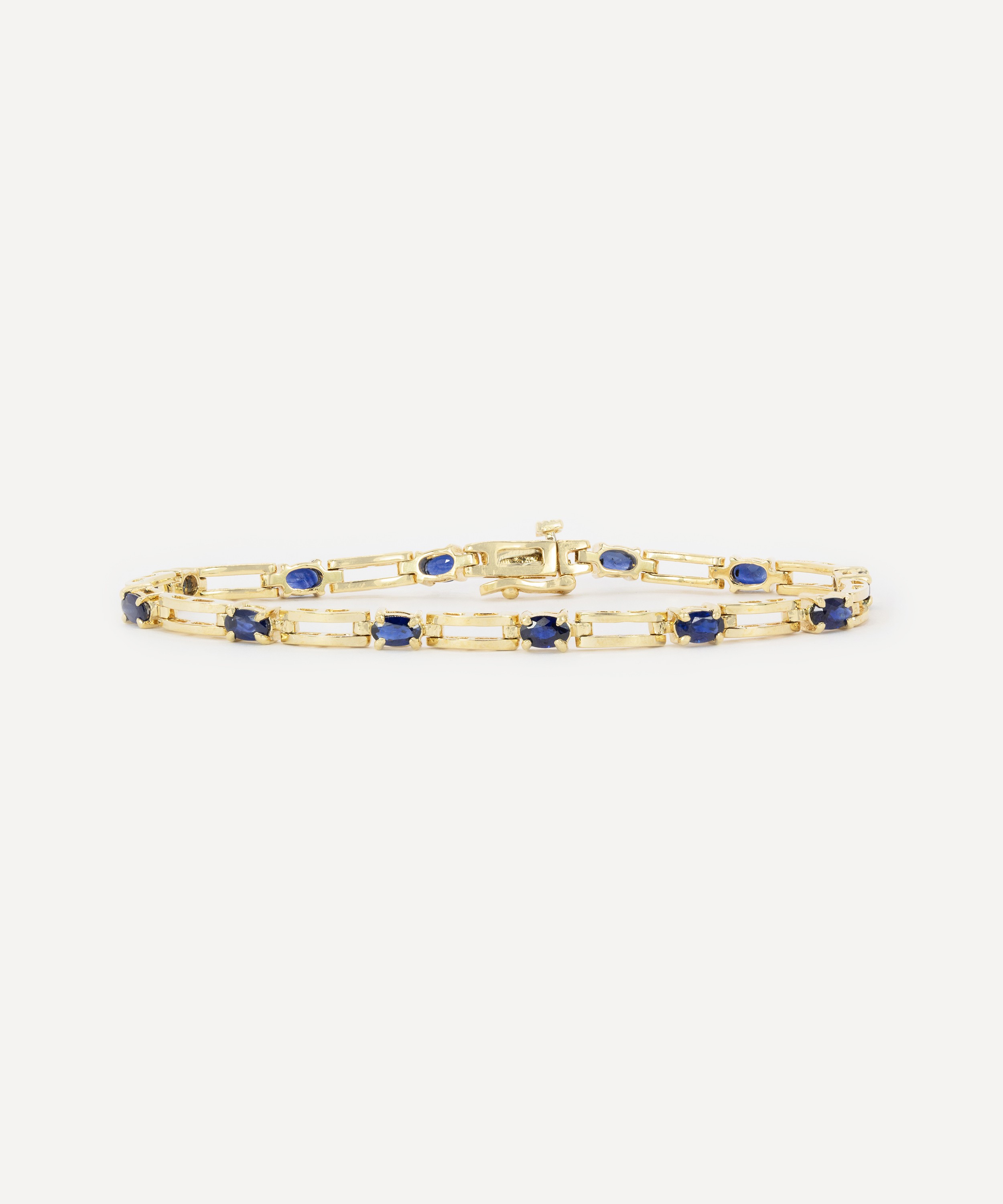 Kojis - 14ct Gold Vintage Sapphire Bracelet image number 1