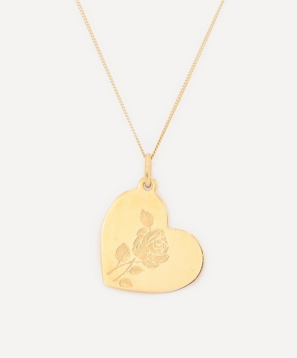 Kojis - 18ct Gold Vintage Tiffany Heart Charm image number null