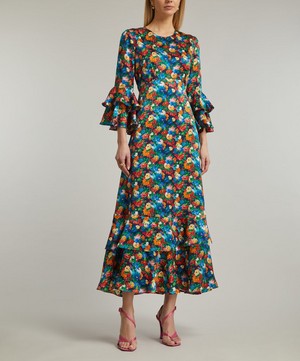 Liberty - Chatsworth Bloom Silk-Satin Gala Dress  image number 2