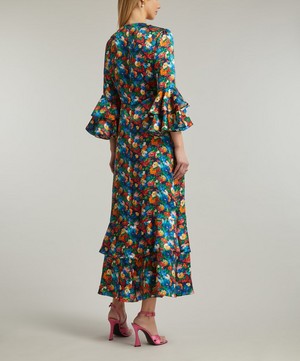 Liberty - Chatsworth Bloom Silk-Satin Gala Dress  image number 3