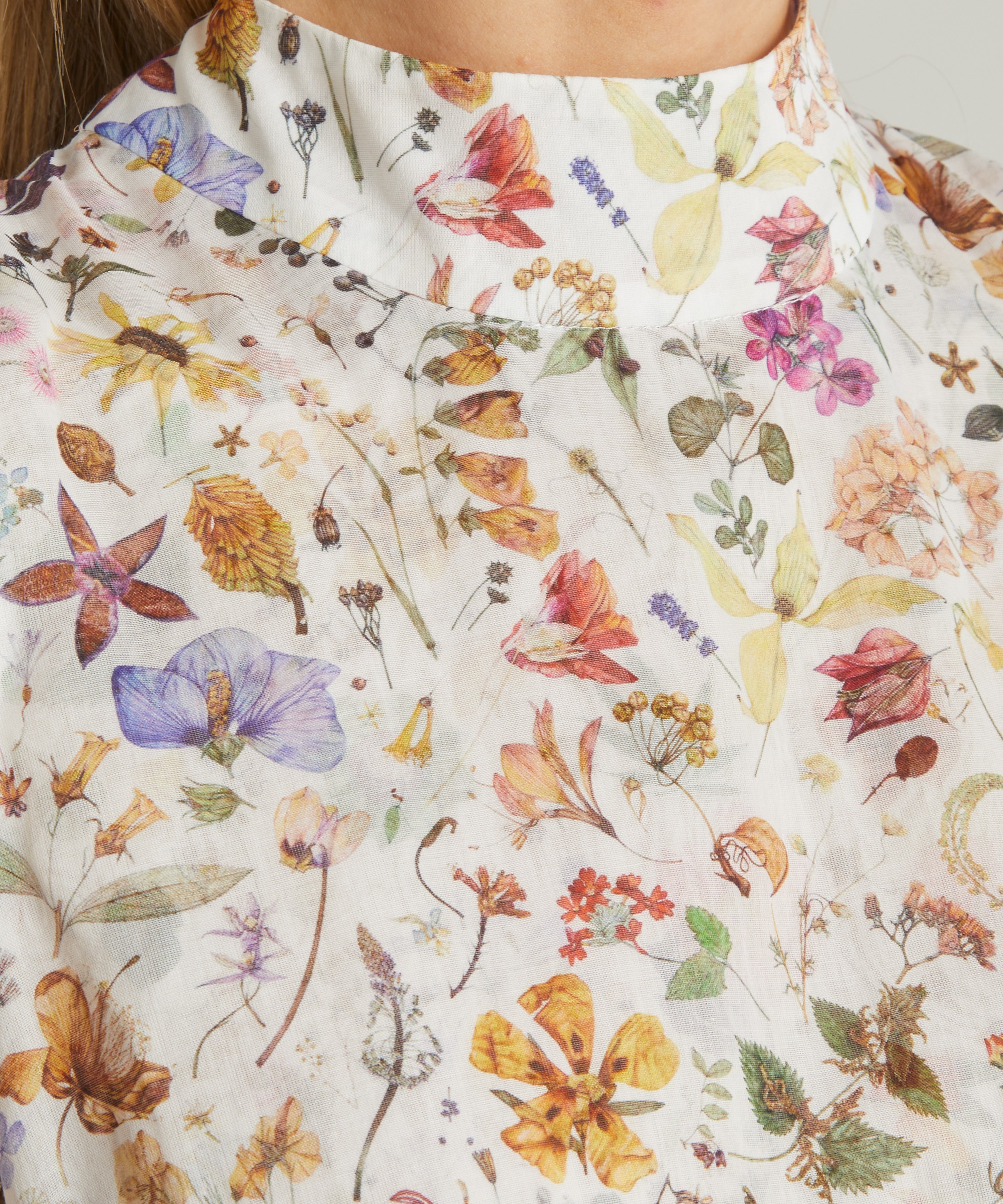 Liberty - Floral Eve Sheer Cotton Chiffon Veranda Dress  image number 4