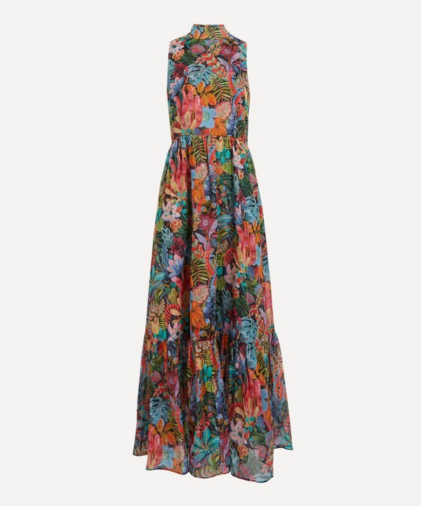 Liberty - Jungle Trip Sheer Cotton Chiffon Veranda Dress 