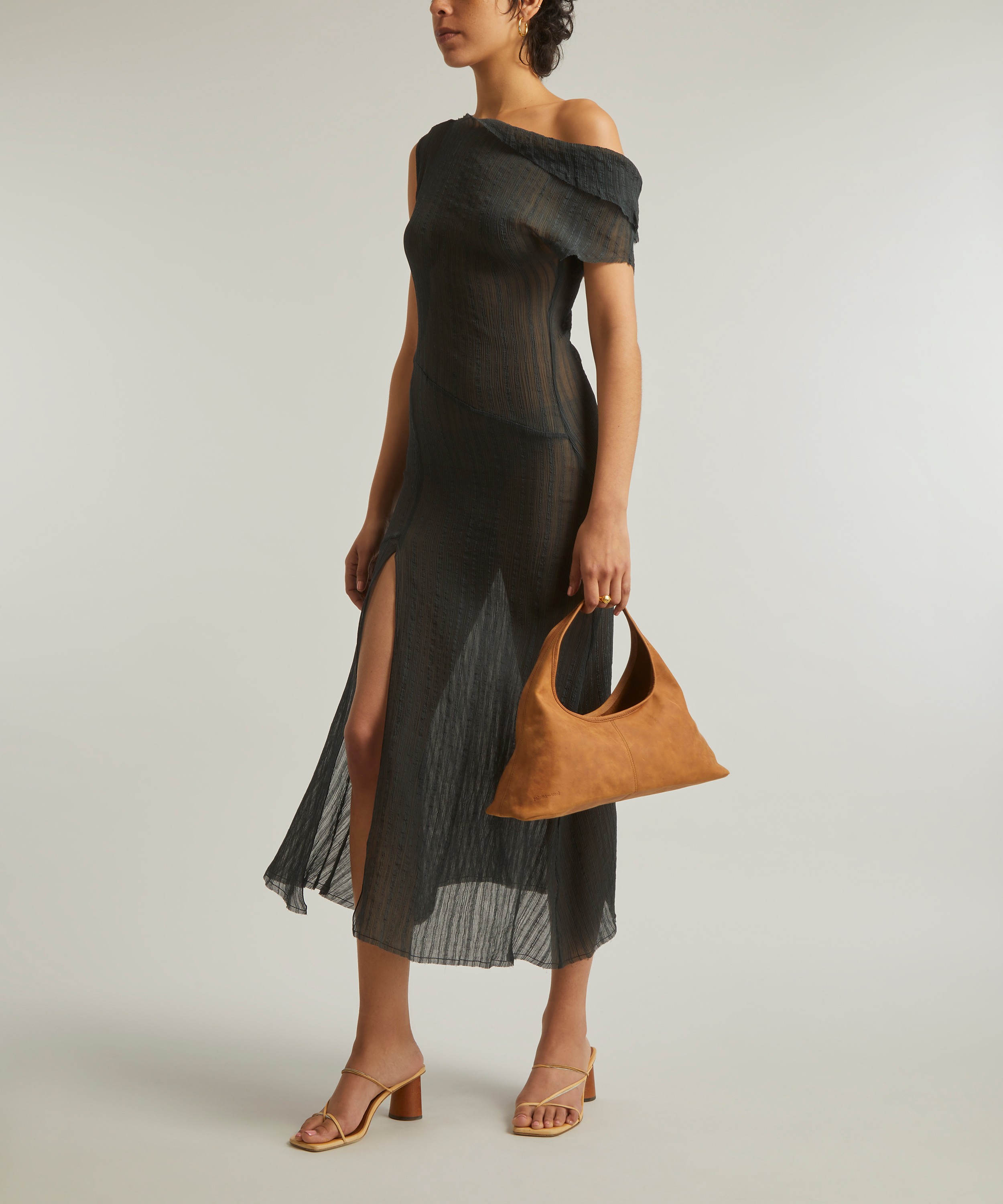 Paloma Wool - Alice Sheer Asymmetric Dress image number 1