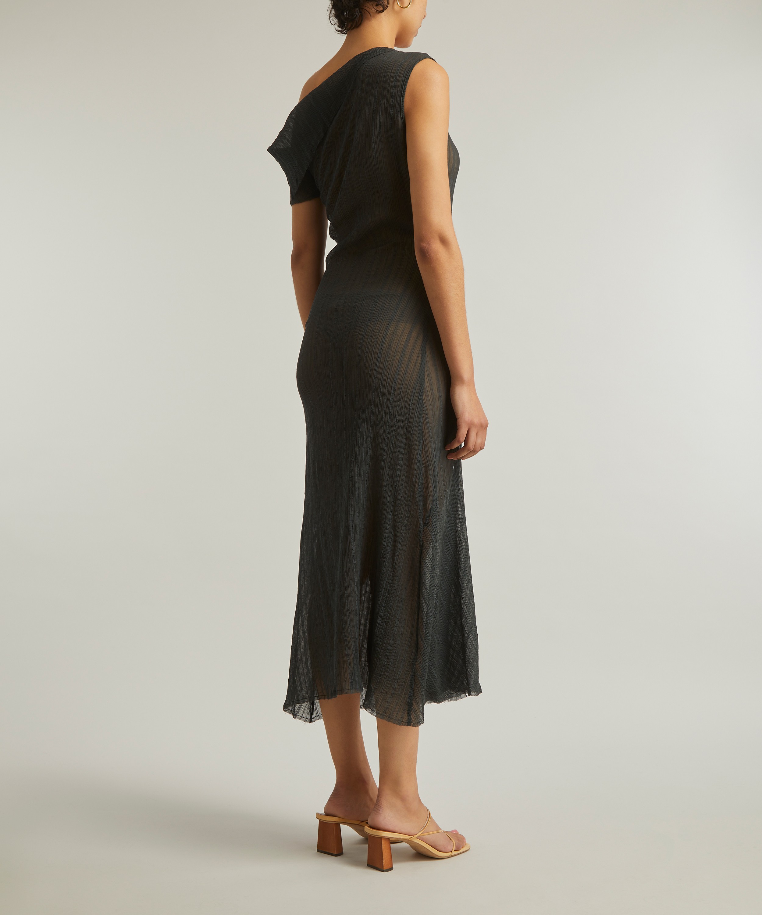 Paloma Wool - Alice Sheer Asymmetric Dress image number 3