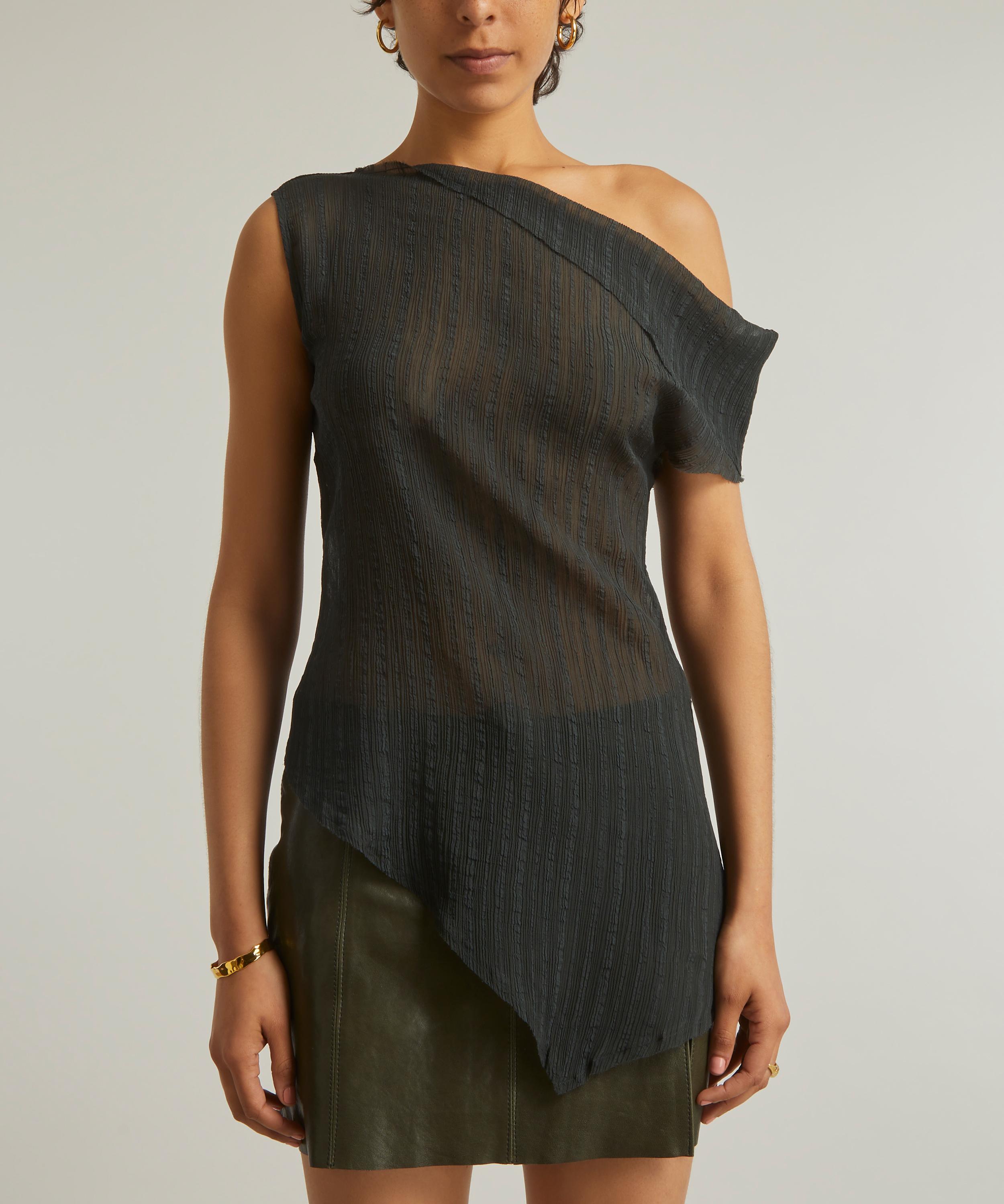 Paloma Wool - Susan Sheer Asymmetric Top image number 2