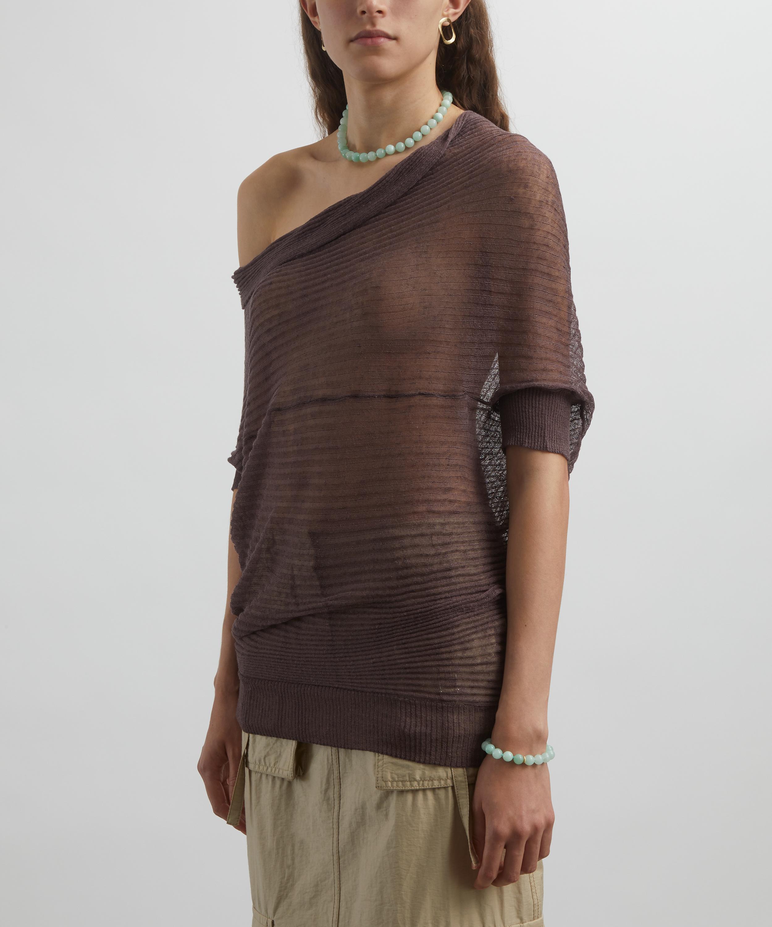 Paloma Wool - Asuan Sheer Asymmetric Top image number 2